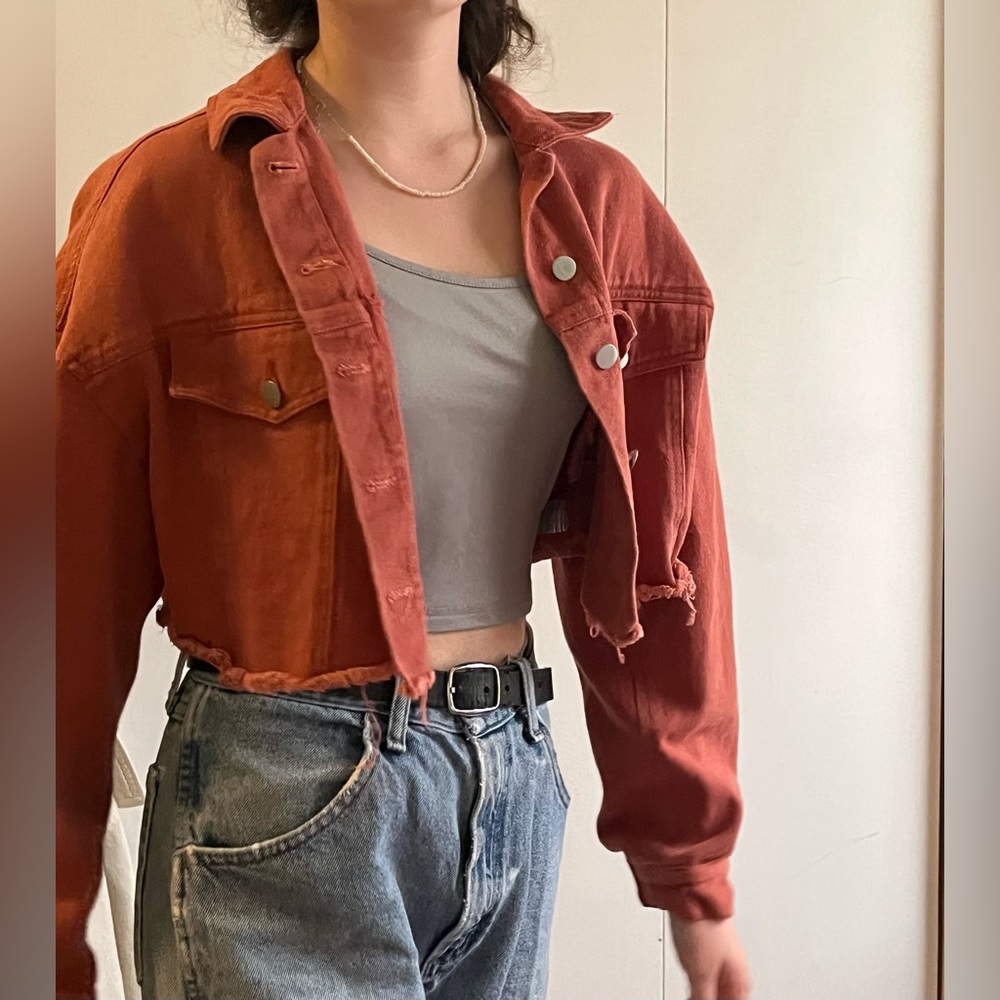 CROPPED CORDUROY JACKET